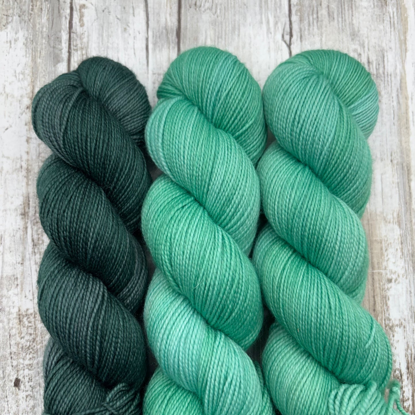 Fingering | Evergreen + Spearmint 3 Pack