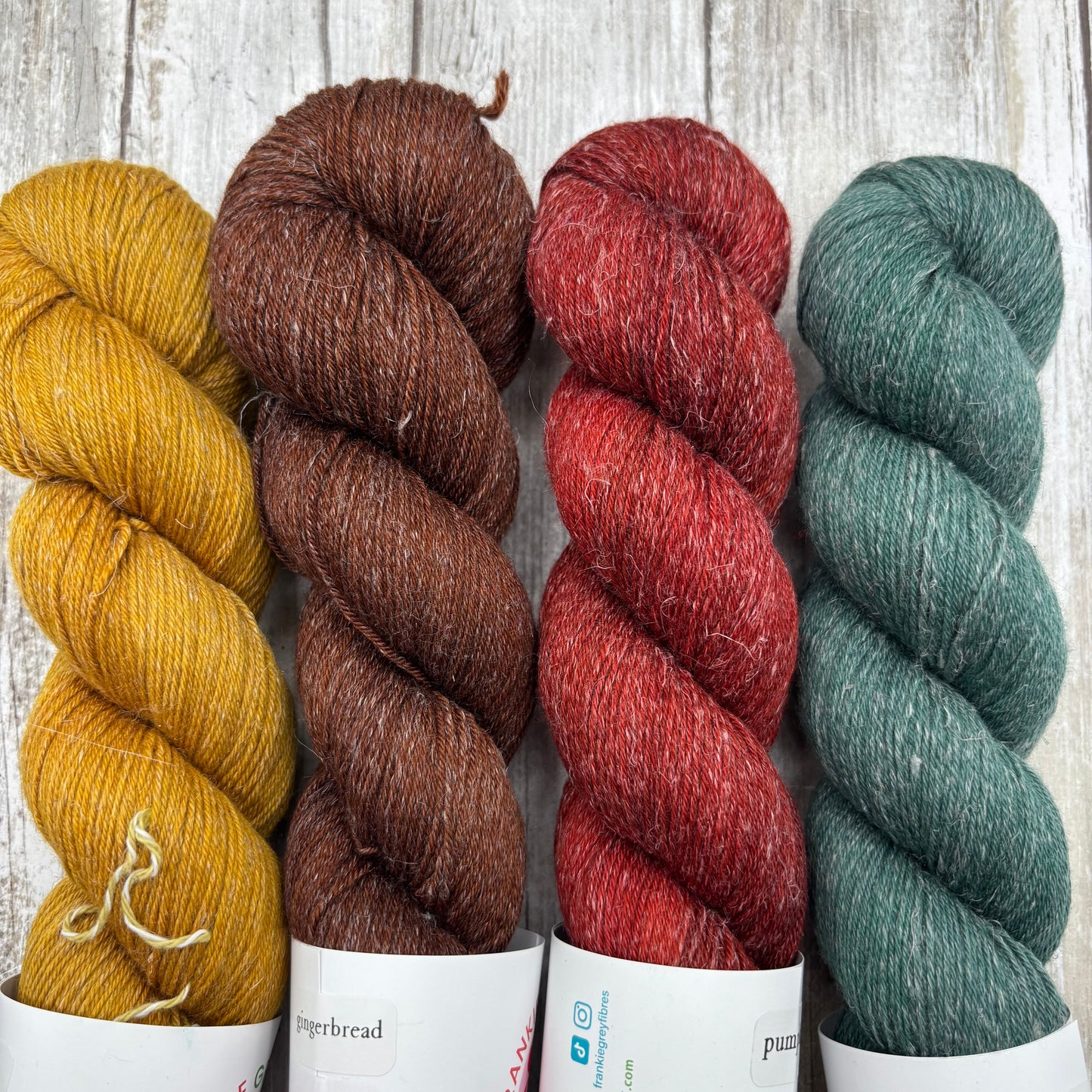 Ochre, Gingerbread, Pumpkin, Spruce 4 Pack
