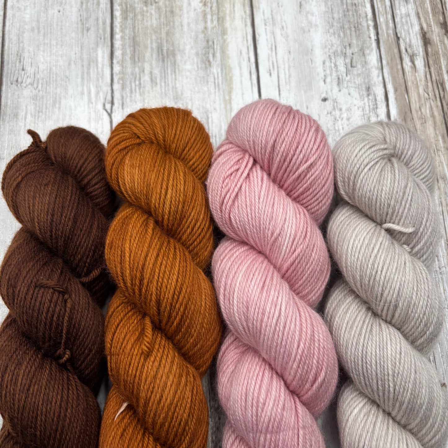 Gingerbread, Toffee, Ballet Slipper, Stone 4 Pack