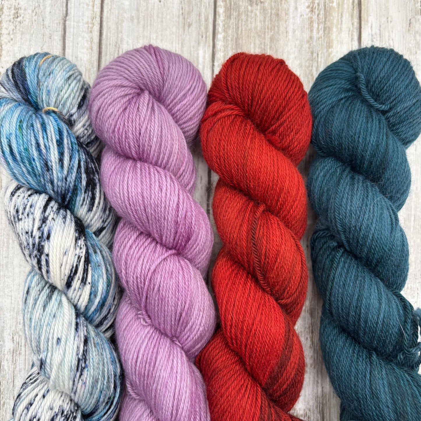 Lavender, Brick, Siren, Blue Speckle 4 Pack