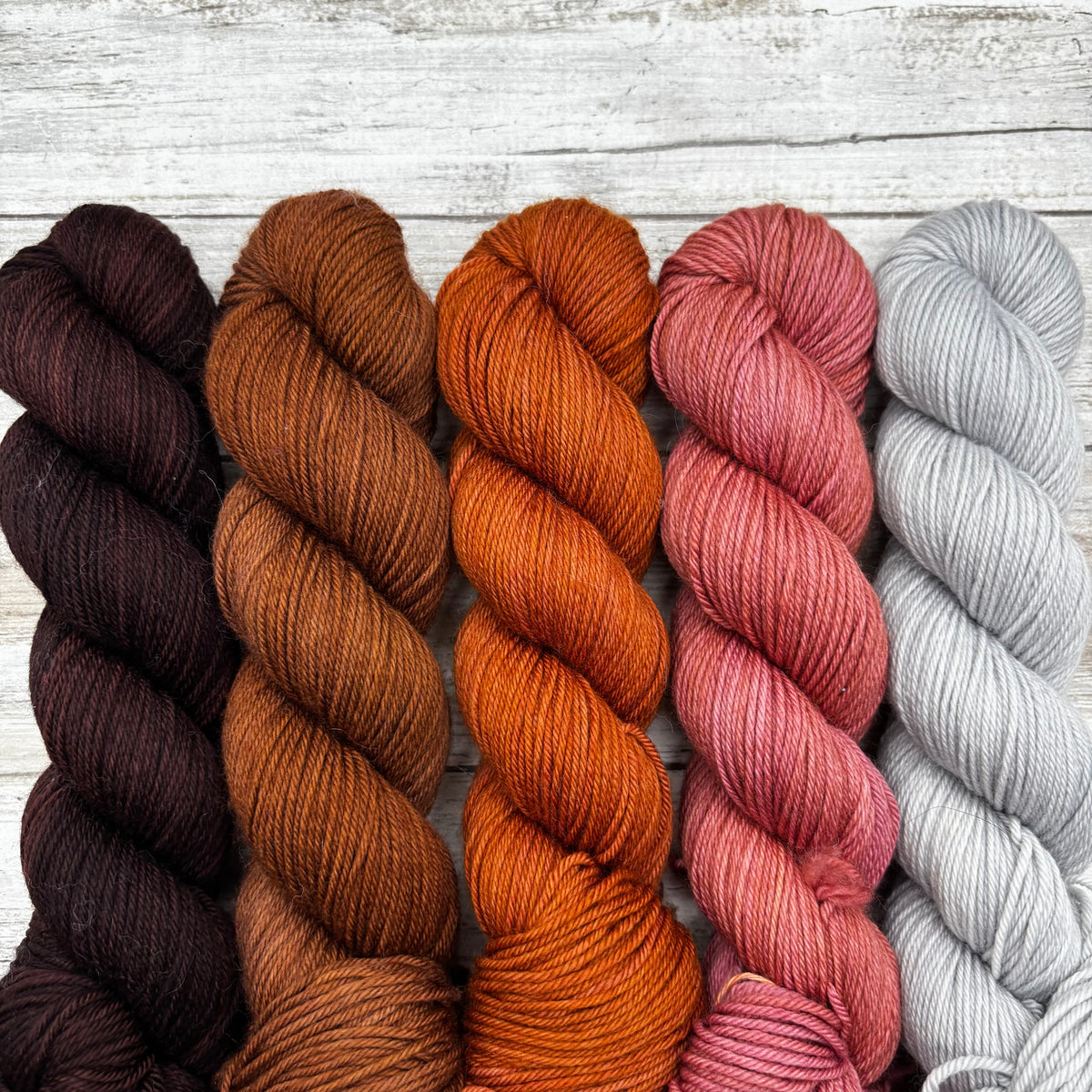 Dk | Chocolate, Chestnut, Pumpkin, Rosewood, Phantom