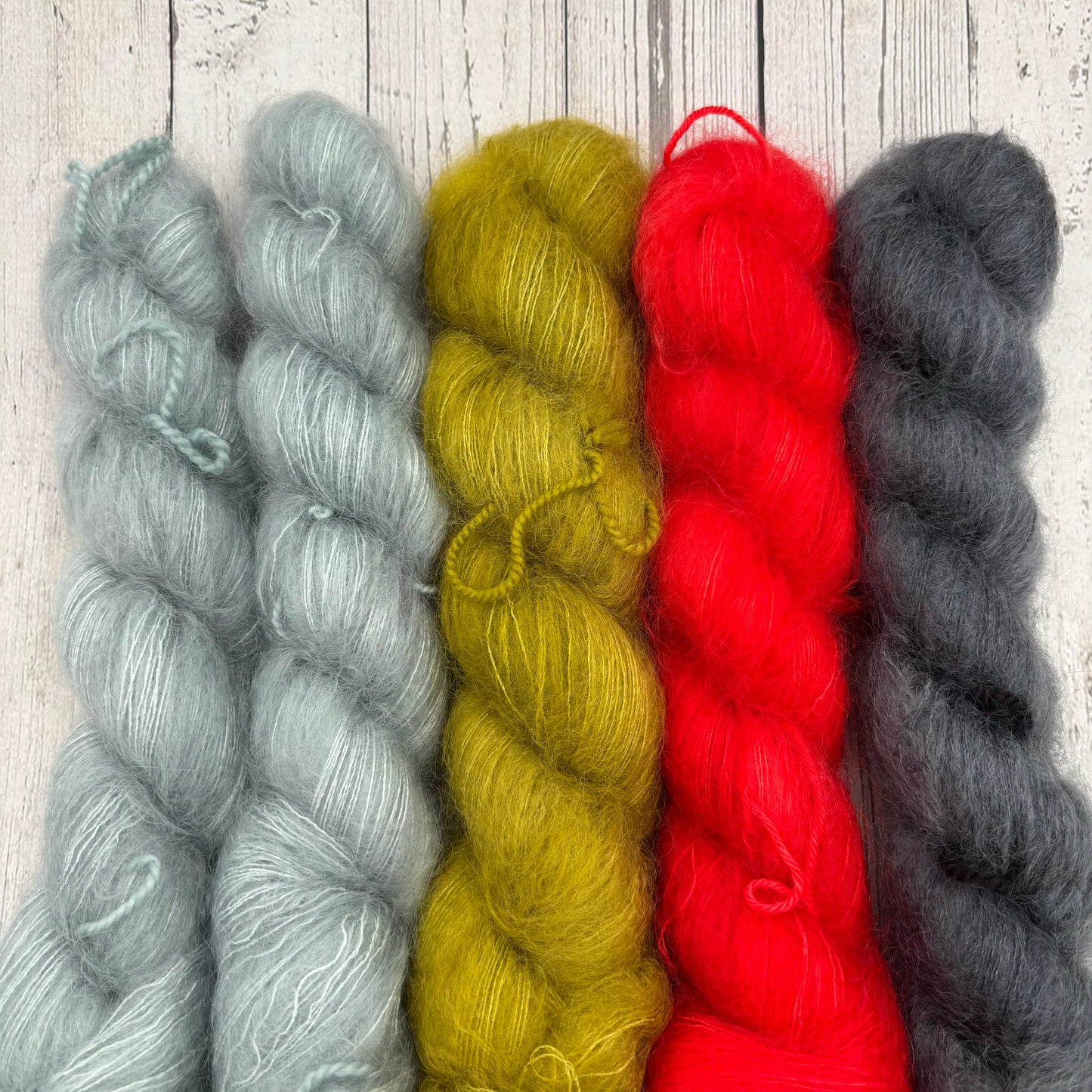 Mohair 5 Packs Yarn Set