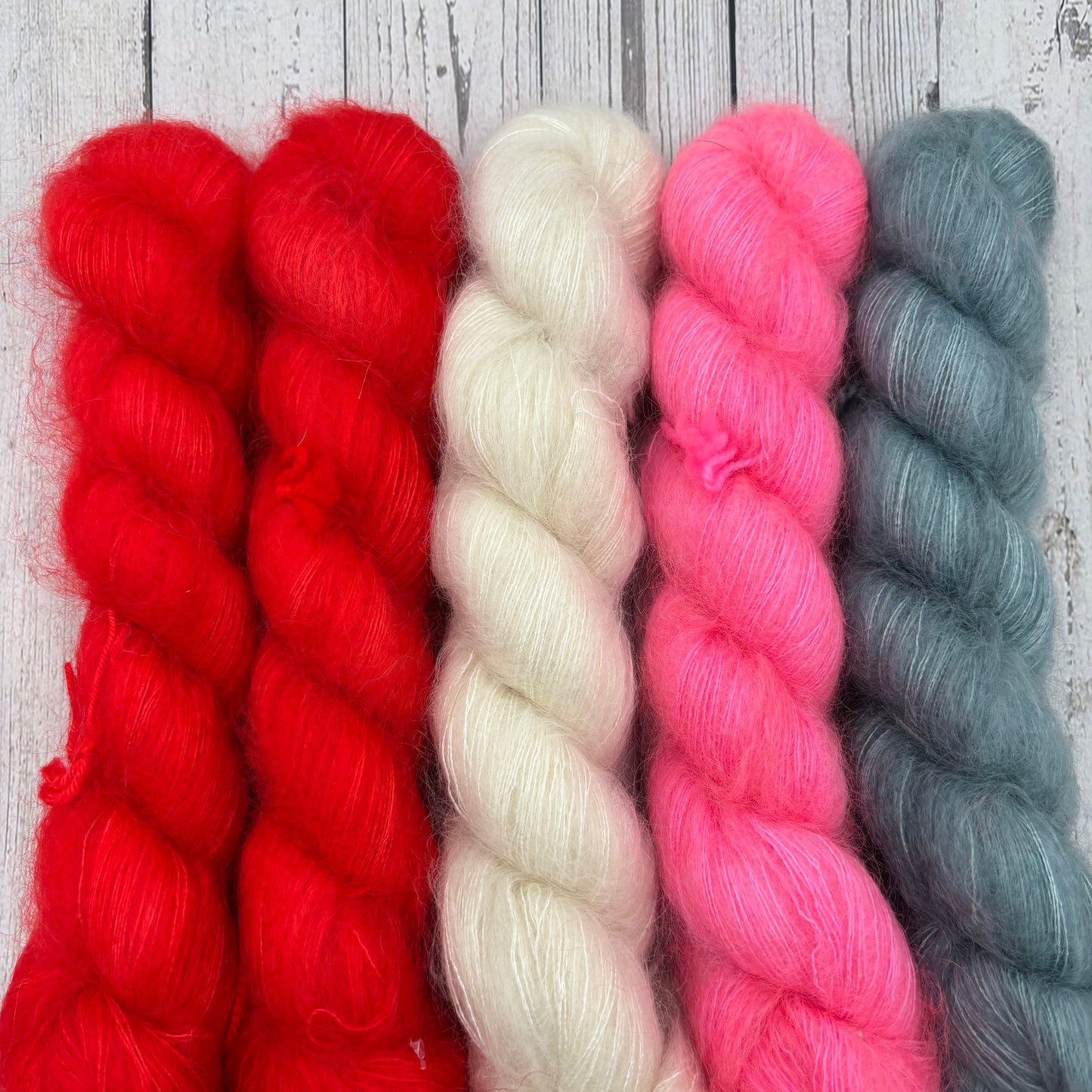 Mohair 5 Packs Yarn Set