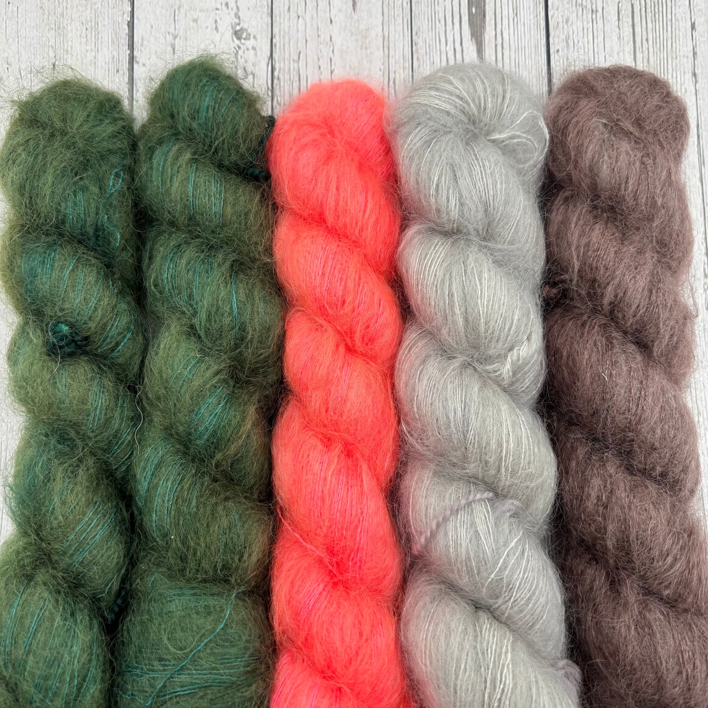 Mohair 5 Packs Yarn Set