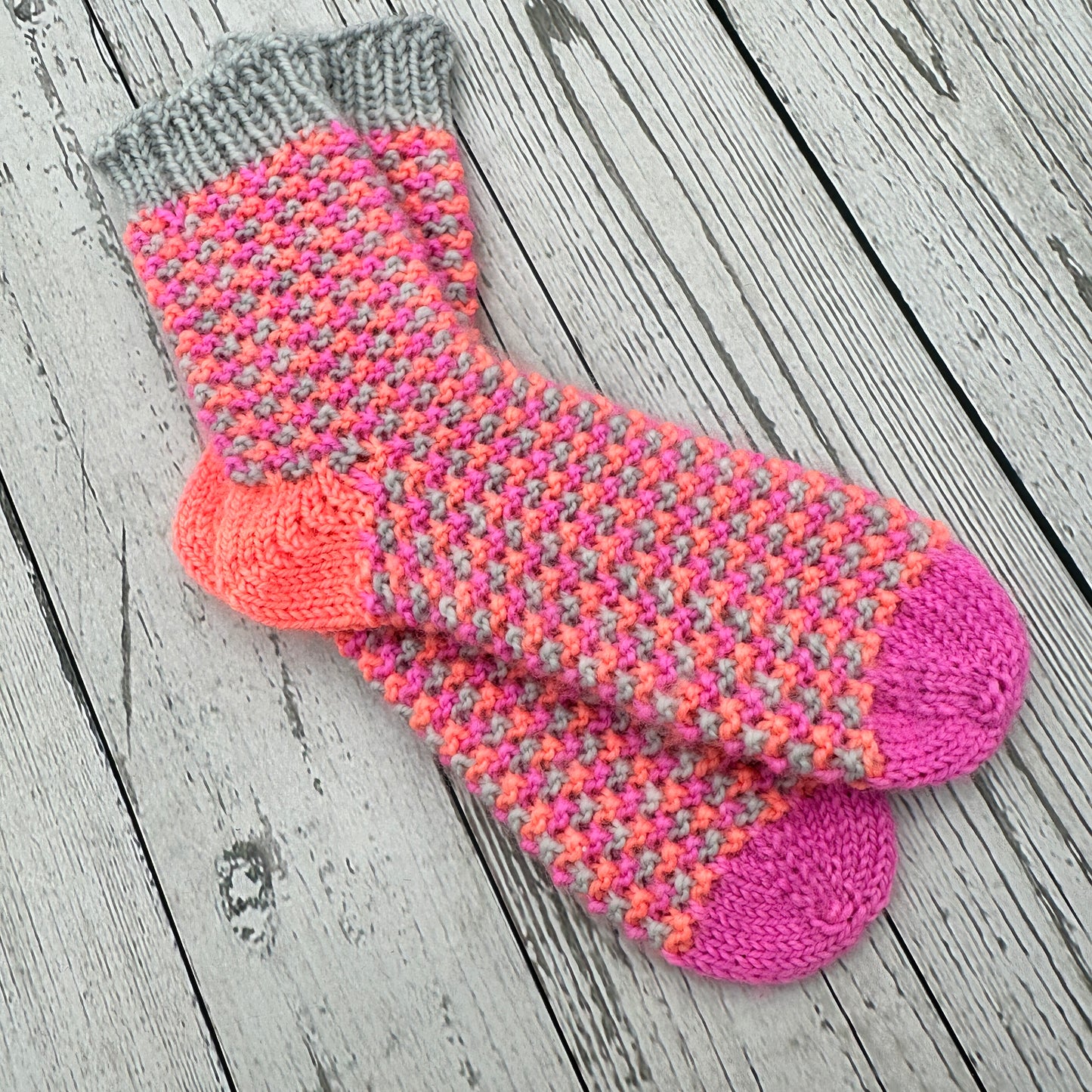 Pixel Tweed Sock Kits