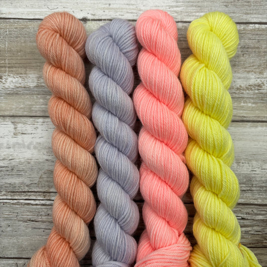 Dk | Creamsicle, Lilac, Chickflick, Yellow 50g Pack