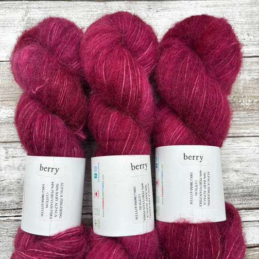 Alpaca Fingering | Berry 3 Pack