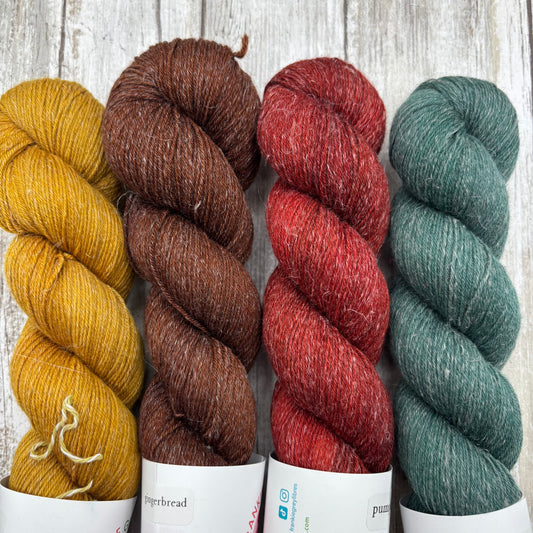 Ochre, Gingerbread, Pumpkin, Spruce 4 Pack