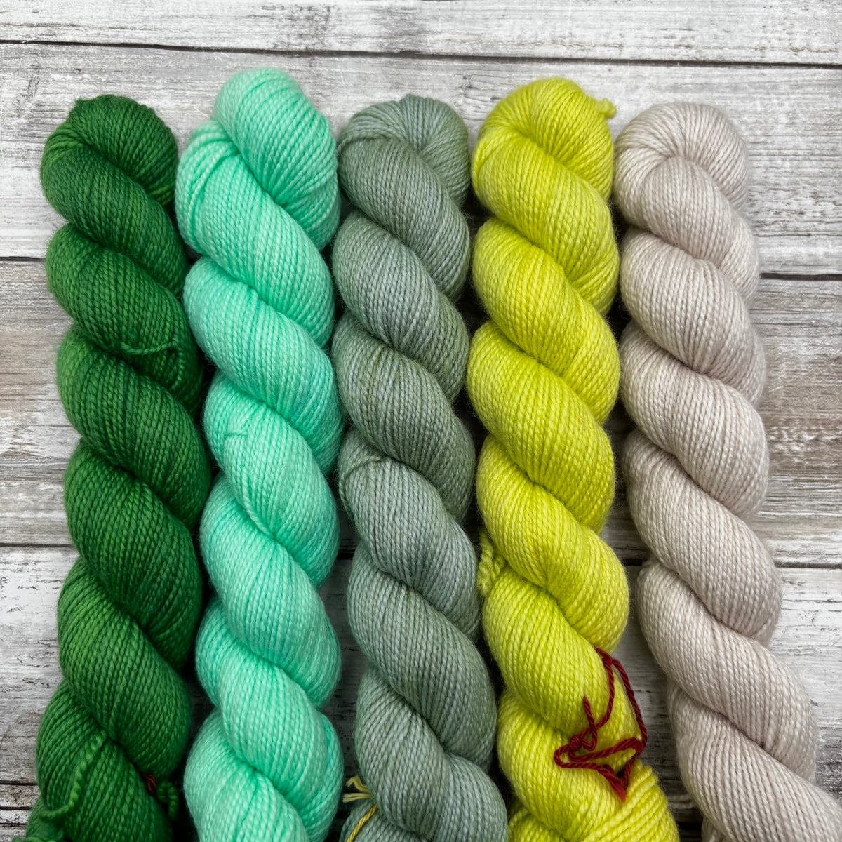 Fingering | Assorted Green 50g Pack