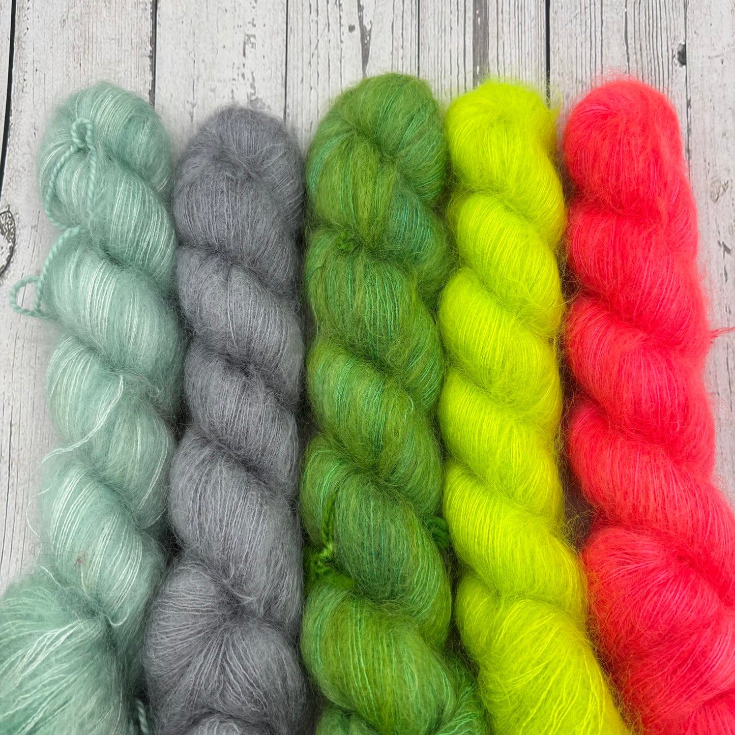 Mohair 5 Packs Yarn Set