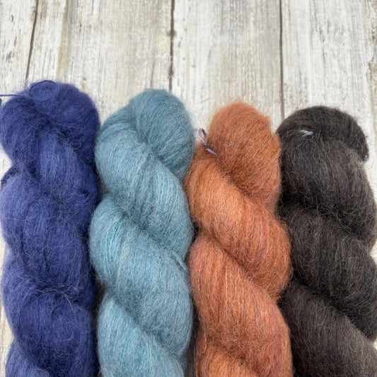 Indigo, Steel, Gingerbread, Onyx 4 Pack