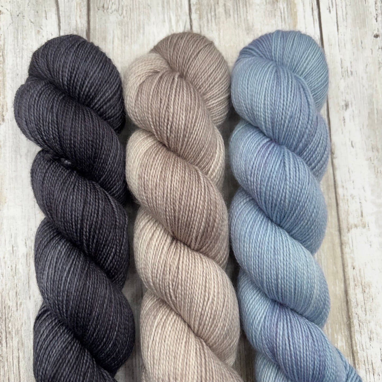 Fingering | Charcoal, Stone, Ash 3 Pack