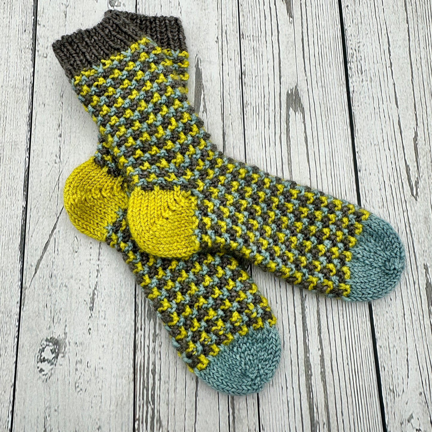 Pixel Tweed Sock Kits