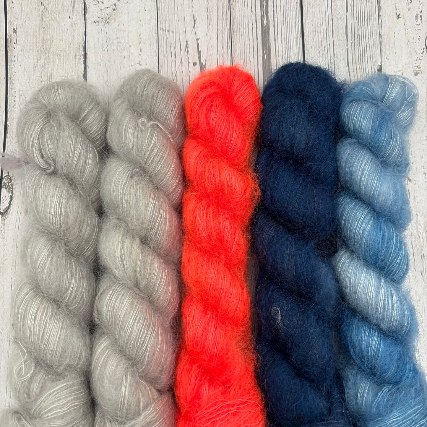 Mohair 5 Packs Yarn Set