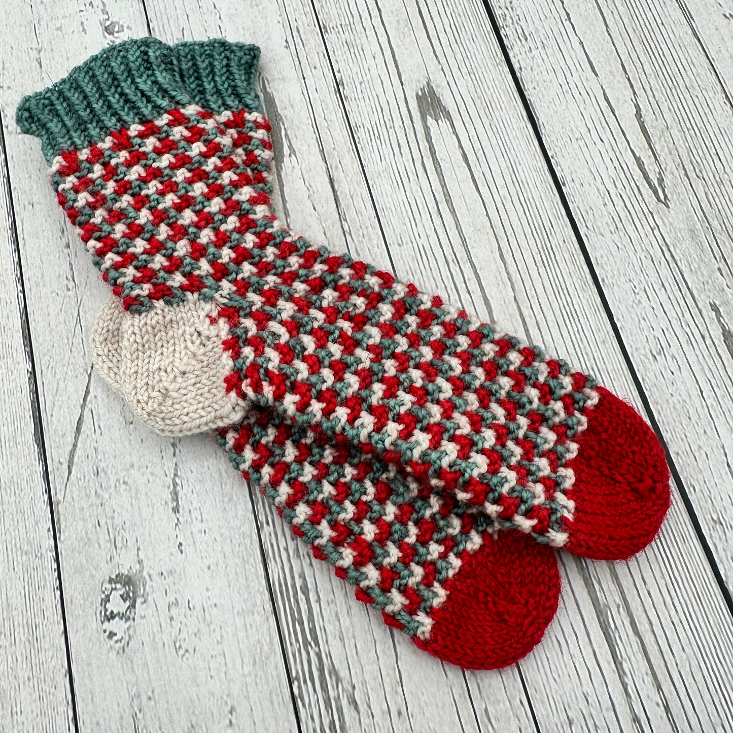 Pixel Tweed Sock Kits