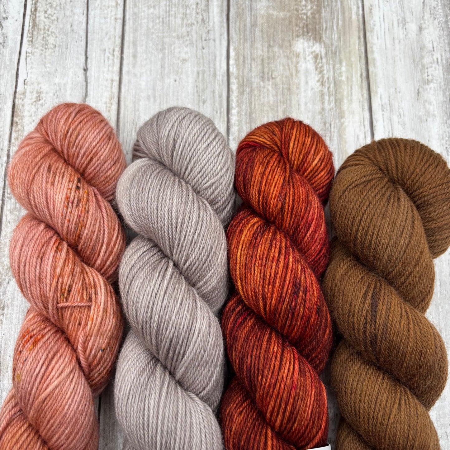 Gingerbread, Amber, Copper, Stone 4 Pack