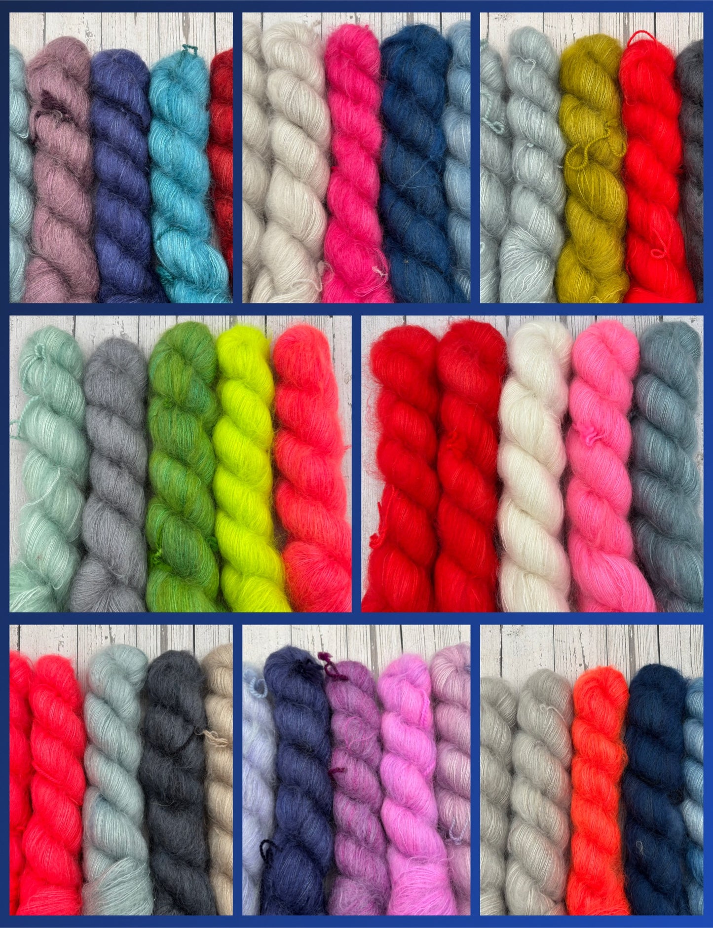 Mohair 5 Packs Yarn Set