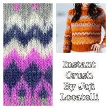 Load image into Gallery viewer, Instant Crush Sweater Kit l Parchment Indigo May Flowers Mouse Grey
